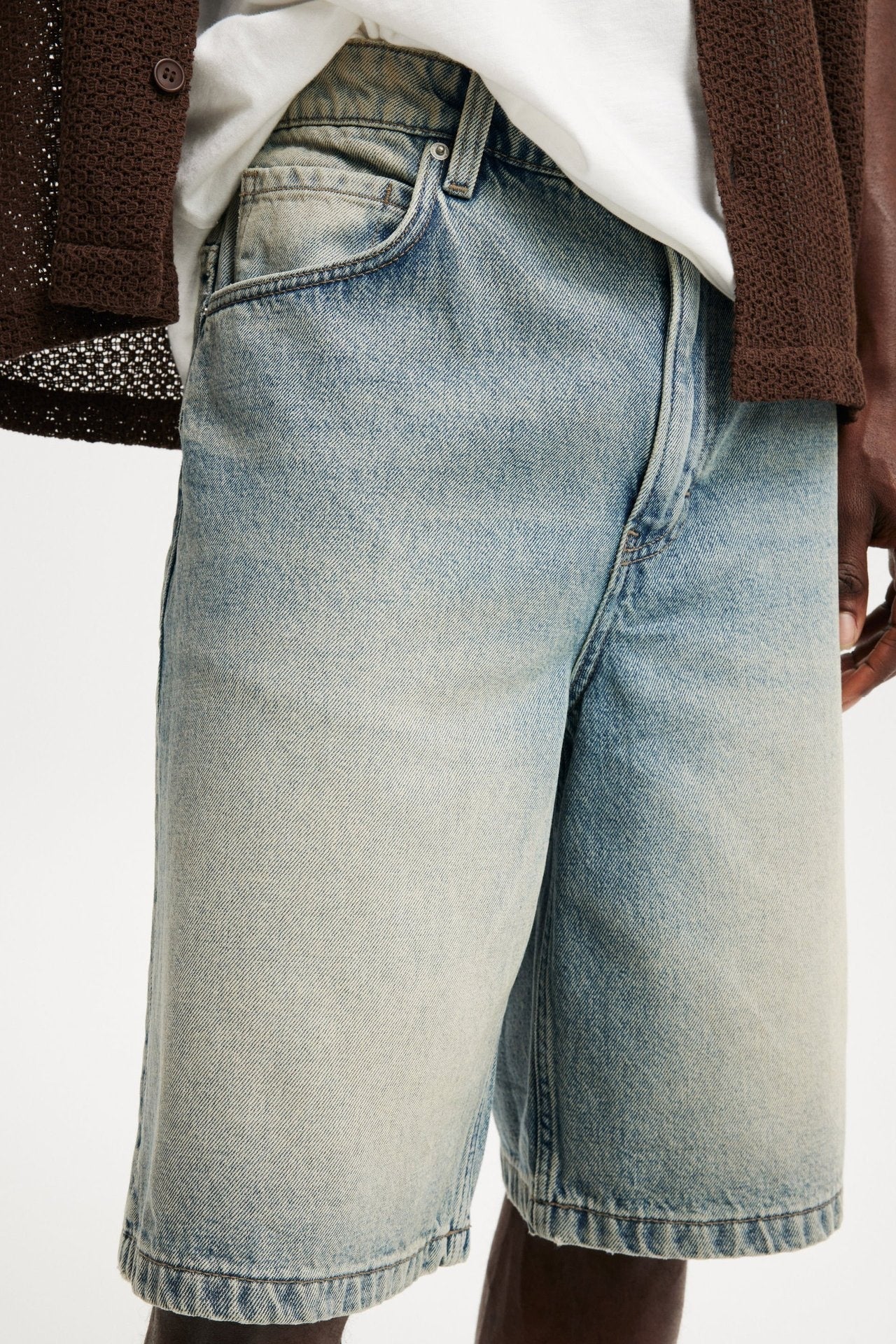 Loose Jeans - Middle Pants Street Style - MRC STOREShortsMy StoreMen’s Loose Jeans - Middle Pants Street Style My Store MRC STORECJYD238657907GTLLight Blue