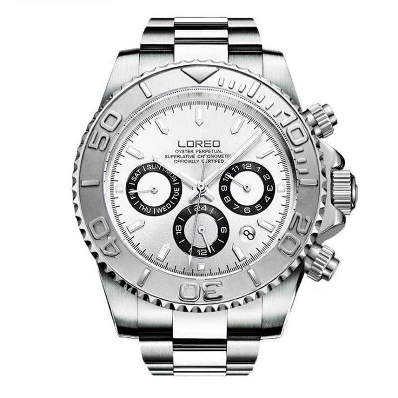 LOREO Automatic Mechanical Watch 2024 Sports - 200m Water Resistant - MRC STOREAccessoriesMy StoreLOREO Automatic Mechanical Watch 2024 Sports - 200m Water Resistant - MRC STOREMRC STORECJZBNSSY01816-WhitesteelWhitesteel