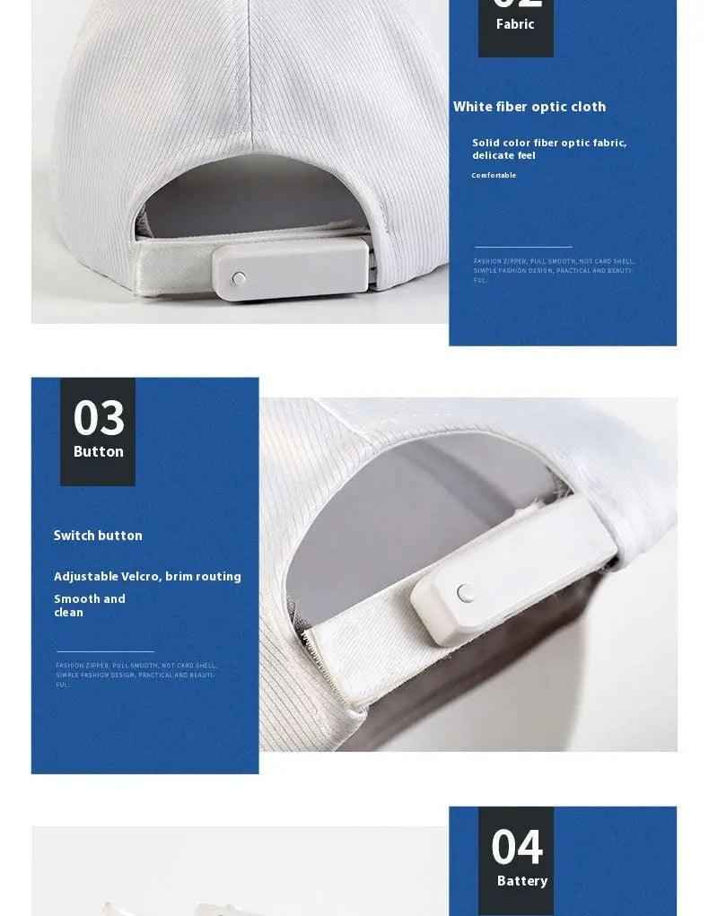 Luminous LED Baseball Cap - MRC STOREAccessoriesMy StoreLuminous LED Baseball CapMRC STORECJBQ202097102BYBlackFree Size