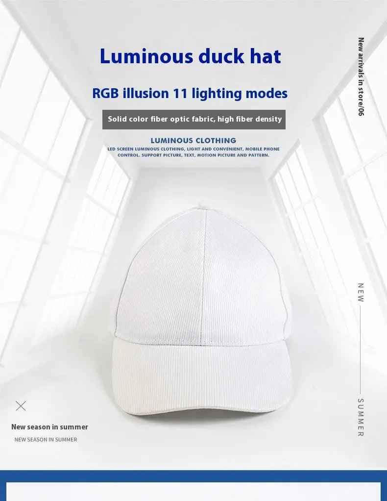 Luminous LED Baseball Cap - MRC STOREAccessoriesMy StoreLuminous LED Baseball CapMRC STORECJBQ202097102BYBlackFree Size