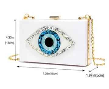 Luxury White Marbled Acrylic Clutch with Evil Eye Chain – Designer Summer Handbag - MRC STOREAccessoriesMy StoreLuxury White Marbled Acrylic Clutch with Evil Eye Chain – Designer Summer HandbagMRC STORECJYD203637405EVYellow