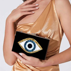 Luxury White Marbled Acrylic Clutch with Evil Eye Chain – Designer Summer Handbag - MRC STOREAccessoriesMy StoreLuxury White Marbled Acrylic Clutch with Evil Eye Chain – Designer Summer HandbagMRC STORECJYD203637404DWBlack
