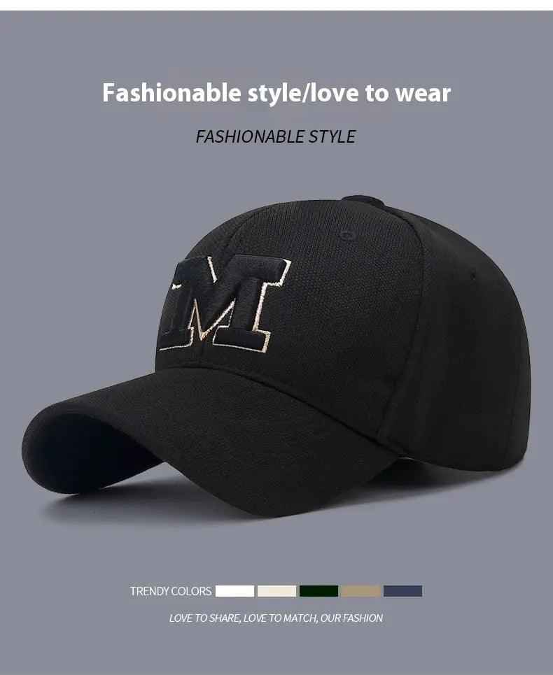 M Letter Cap - MRC STOREAccessoriesMy StoreM Letter CapMRC STORECJBQ204946803CXNavy BlueAdjustable
