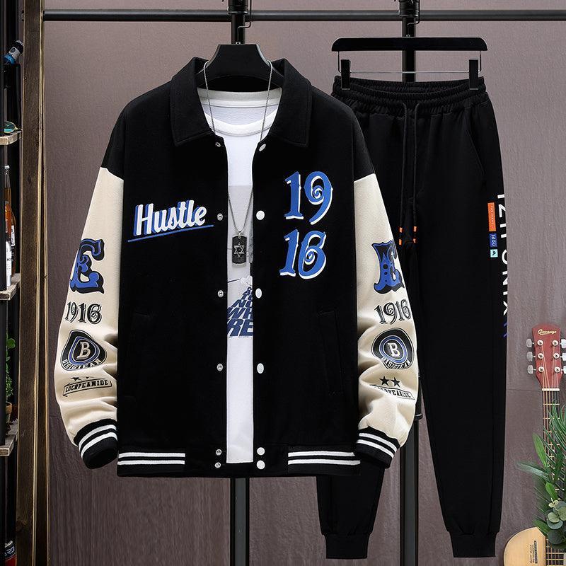 Men's Baseball Jacket and Pants Set – Stylish Teen Clothing - MRC STORETopMy StoreMen's Baseball Jacket and Pants Set – Stylish Teen Clothing - MRC STOREMRC STORECJWY176396004DWBlack2XL