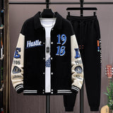 Men's Baseball Jacket and Pants Set – Stylish Teen Clothing - MRC STORETopMy StoreMen's Baseball Jacket and Pants Set – Stylish Teen Clothing - MRC STOREMRC STORECJWY176396004DWBlack2XL