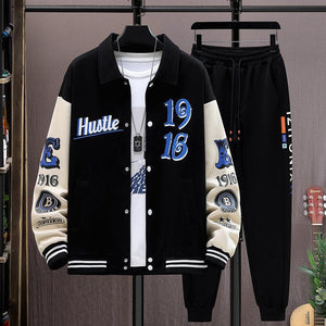 Men's Baseball Jacket and Pants Set – Stylish Teen Clothing - MRC STORETopMy StoreMen's Baseball Jacket and Pants Set – Stylish Teen Clothing - MRC STOREMRC STORECJWY176396004DWBlack2XL