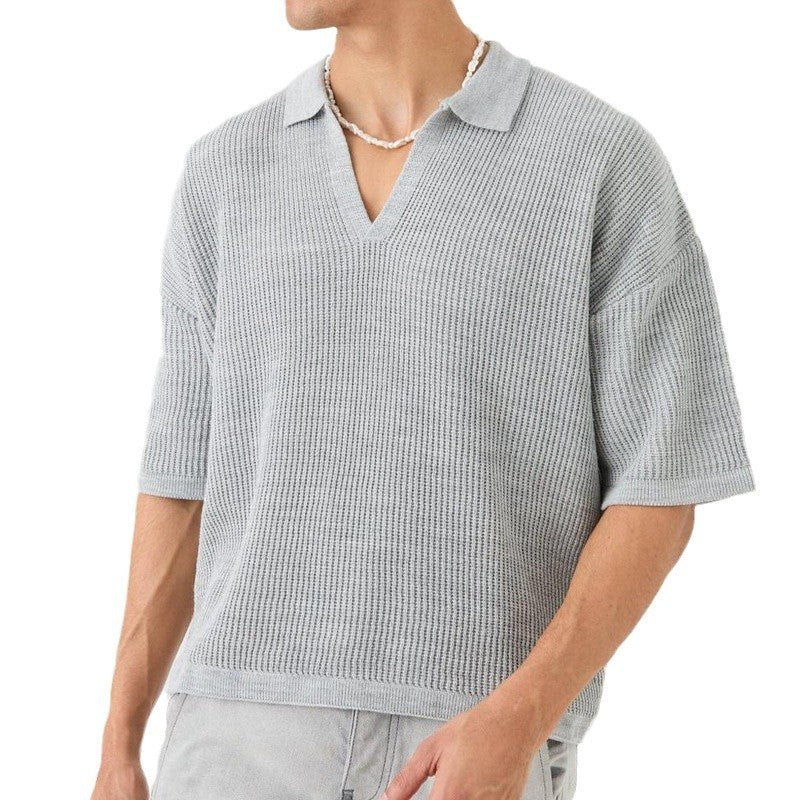 Men’s Casual Shirt - Polo V - Neck Short Sleeve - MRC STOREshirtMy StoreMen’s Casual Shirt - Polo V - Neck Short SleeveMRC STORECJDS228543003CXBrownL