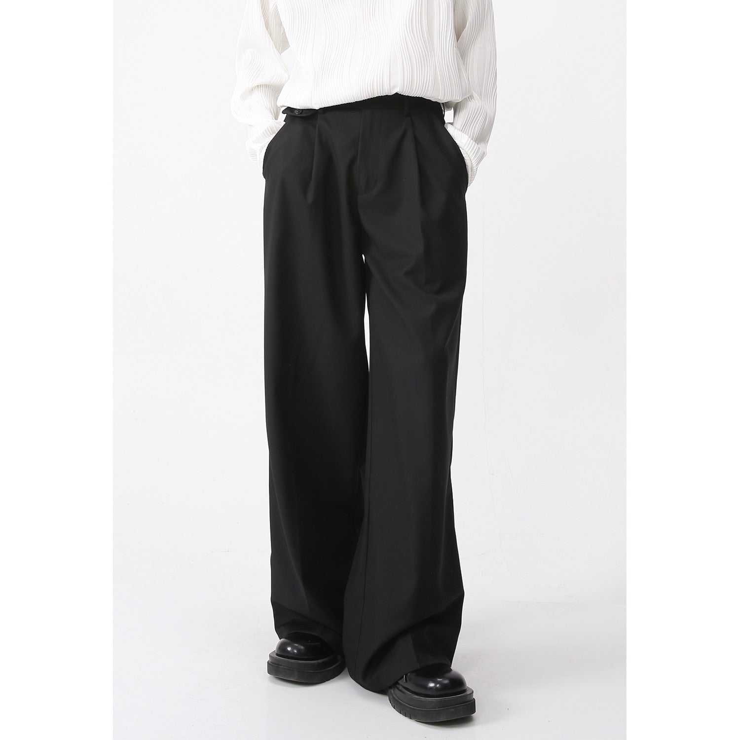 Men’s Casual Suit Pants - Retro Straight Fit - MRC STOREbottomsMy StoreMen’s Casual Suit Pants - Retro Straight Fit My Store MRC STORECJXX240285302BYBlackL