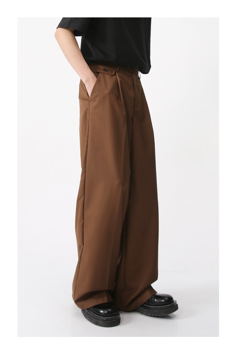 Men’s Casual Suit Pants - Retro Straight Fit - MRC STOREbottomsMy StoreMen’s Casual Suit Pants - Retro Straight Fit My Store MRC STORECJXX240285302BYBlackL