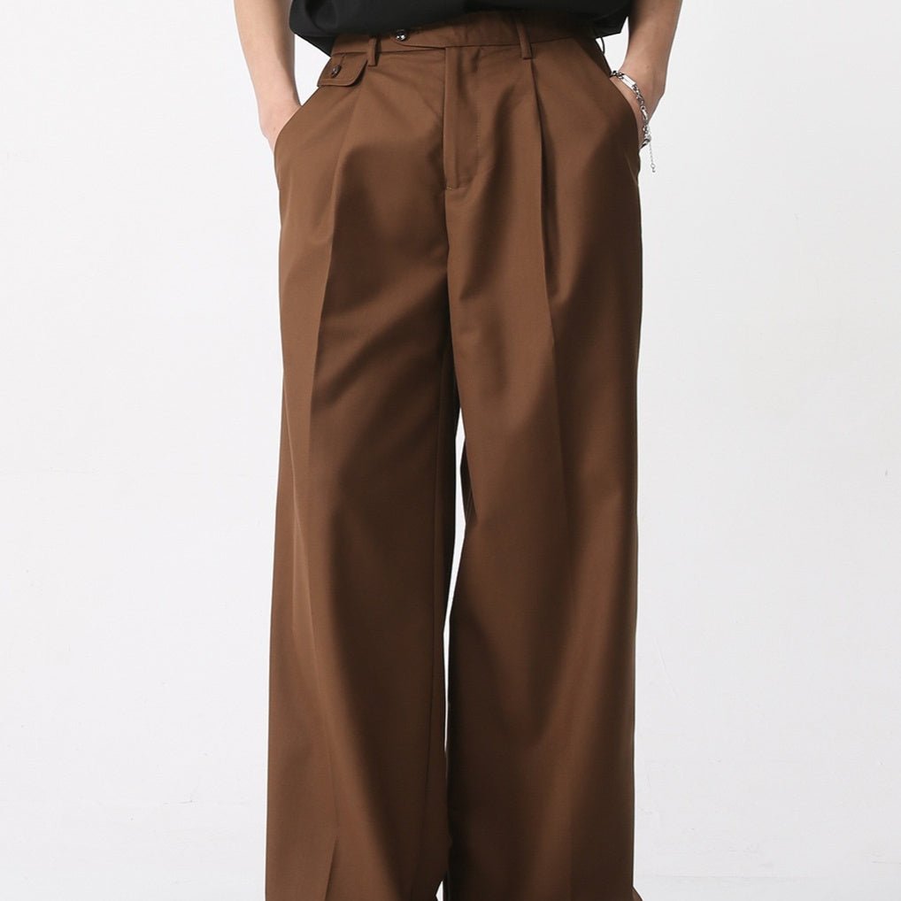 Men’s Casual Suit Pants - Retro Straight Fit - MRC STOREbottomsMy StoreMen’s Casual Suit Pants - Retro Straight Fit My Store MRC STORECJXX240285302BYBlackL