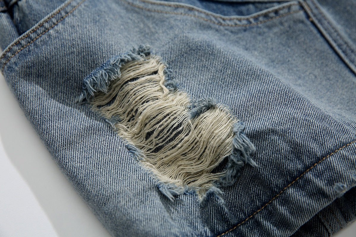 Men’s Denim Shorts - Multi - Pocket Ripped - MRC STOREShortsMy StoreMen’s Denim Shorts - Multi - Pocket Ripped My Store MRC STORECJXX231884904DWBlue2XL