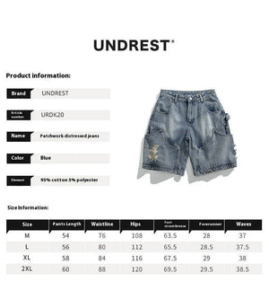 Men’s Denim Shorts - Multi - Pocket Ripped - MRC STOREShortsMy StoreMen’s Denim Shorts - Multi - Pocket Ripped My Store MRC STORECJXX231884904DWBlue2XL