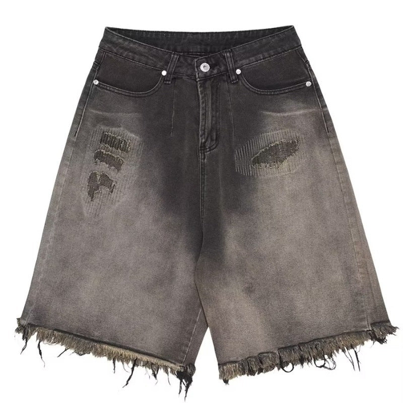 Men’s Distressed Jeans - Mid - Waist Washed Black - MRC STOREShortsMy StoreMen’s Distressed Jeans - Mid - Waist Washed Black My Store MRC STORECJXX235461704DWBlack2XL