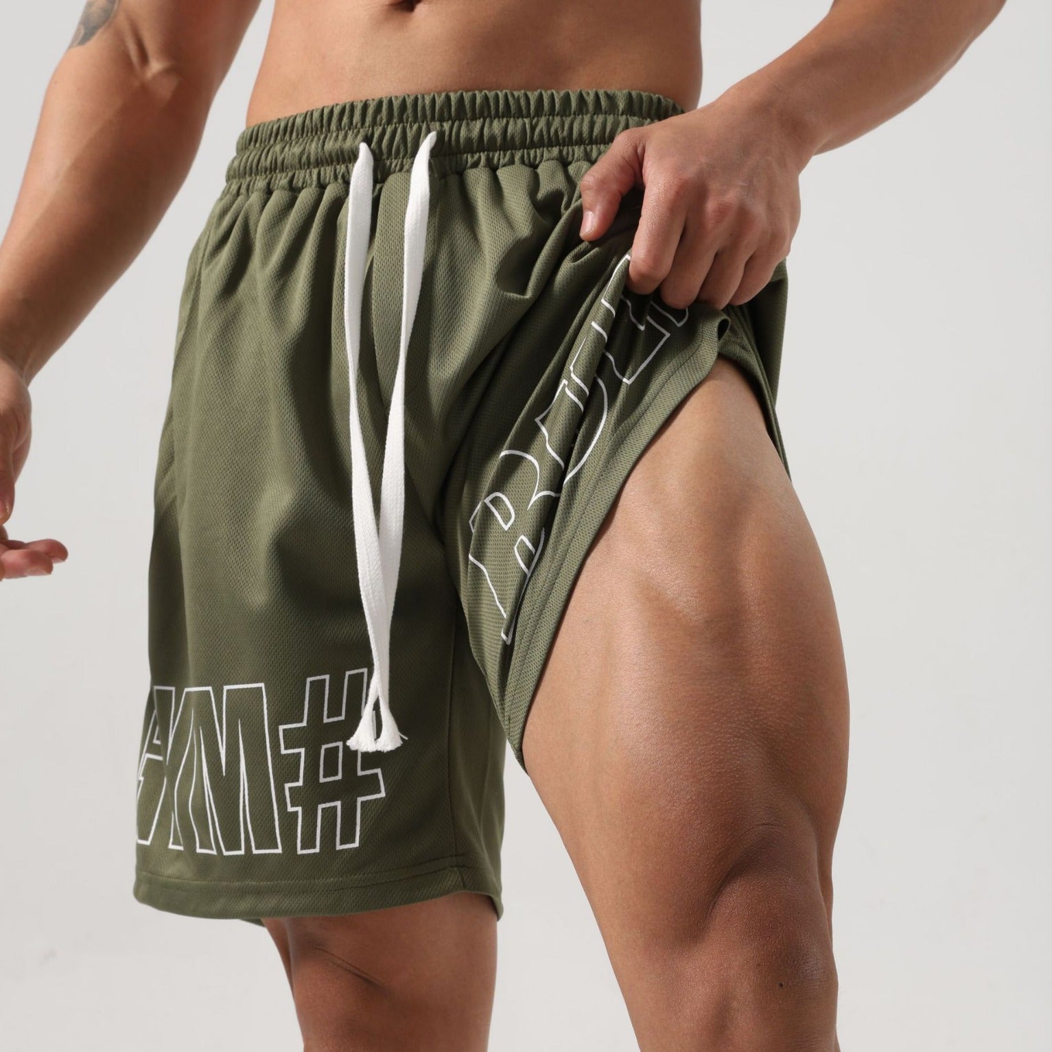 Men’s Fitness Shorts - Ice Silk Mesh - MRC STOREShortsMy StoreMen’s Fitness Shorts - Ice Silk Mesh My Store MRC STORECJDK228212522VEArmy GreenL