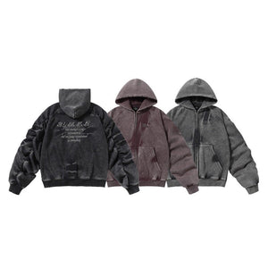 Men’s Fleece Hoodie - Retro Washed Style - MRC STOREHoodieMy StoreMen’s Fleece Hoodie - Retro Washed Style My Store MRC STORECJWY229017303CXBlackL