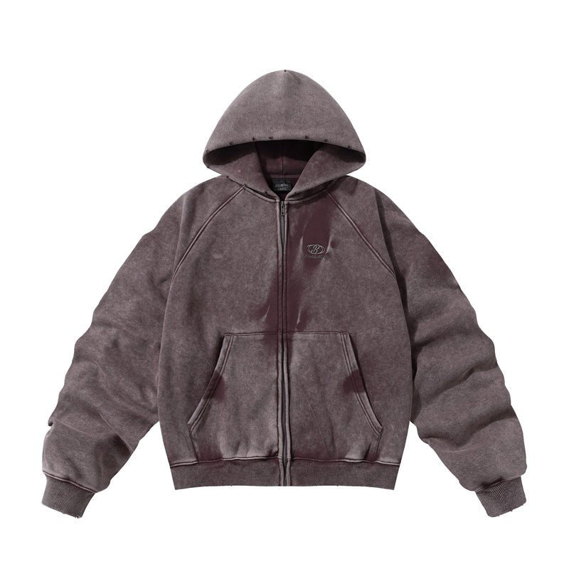 Men’s Fleece Hoodie - Retro Washed Style - MRC STOREHoodieMy StoreMen’s Fleece Hoodie - Retro Washed Style My Store  42.55MRC STORECJWY229017311KPPurpleL