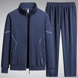 Men's Fleece Lined Two Piece Sports Set - Thickened Cotton for Daily Comfort - MRC STORE