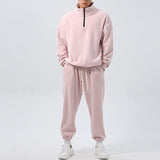 Men’s Fleece Sports Suit – Wide Loose Set - MRC STOREsetMy StoreMen’s Wide Loose Fleece Sports Suit Set Sweatshirt,Sweatpants - Ultimate Comfort and Style - MRC STOREMRC STORECJYD222158007GTPinkL