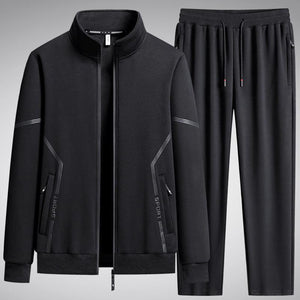 Men’s Fleece Two - Piece Set – Thick Cotton - MRC STOREsetMy StoreMen's Fleece Lined Two Piece Sports Set - Thickened Cotton for Daily Comfort - MRC STOREMRC STORECJTW216489103CXBlack straight tube2XL