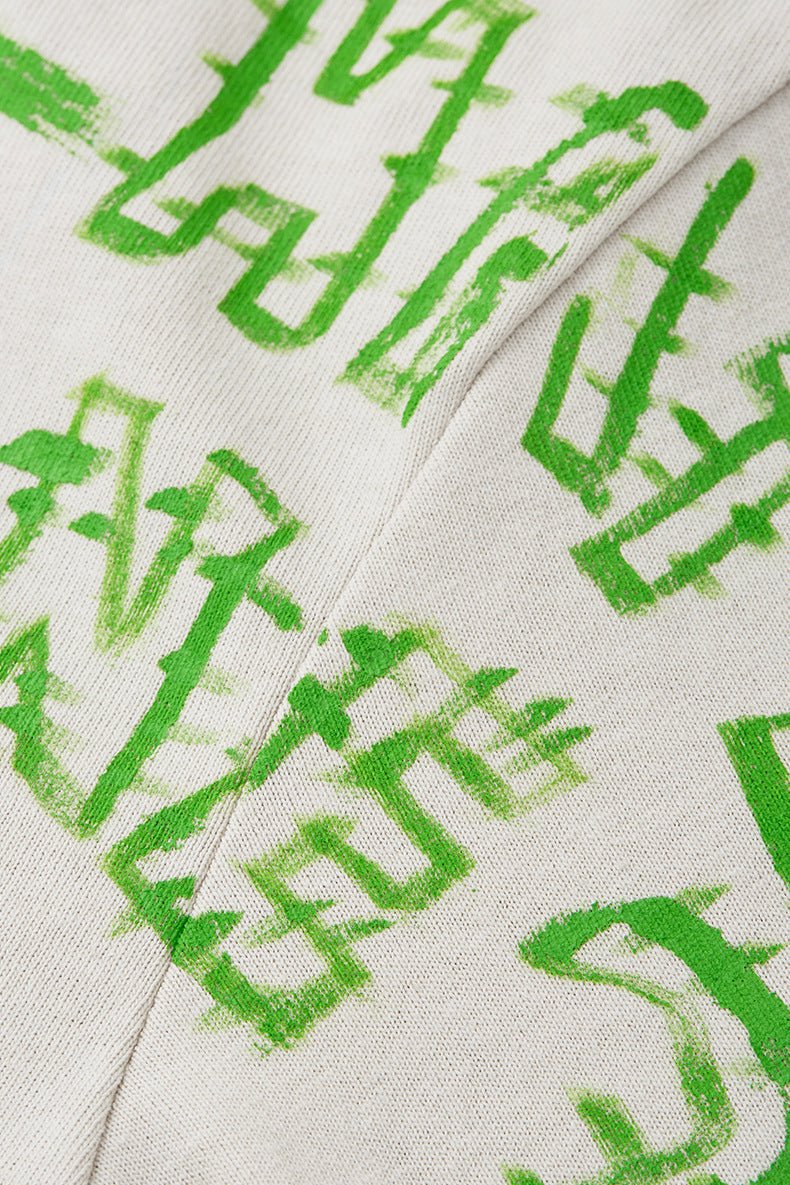 Men’s Graffiti T-Shirt - Loose Cartoon Print - MRC STORET-ShirtsMy StoreMen’s Graffiti T-Shirt - Loose Cartoon Print My Store MRC STORECJYH233230605EVBeige GrayL