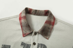 Men’s Graffiti Top - Loose Short - Sleeve Street Shirt - MRC STOREshirtMy StoreMen’s Graffiti Top - Loose Short - Sleeve Street Shirt My Store MRC STORECJDS239113706FUWild RedL