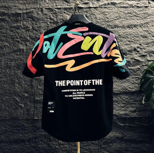 Men's Hip Hop Style Short - Sleeve T-Shirt – Striped Round Neck Top - MRC STORET-ShirtsMy StoreMen's Hip Hop Style Short - Sleeve T-Shirt – Striped Round Neck Top - MRC STOREMRC STORECJYH227966709IRWhite2XL