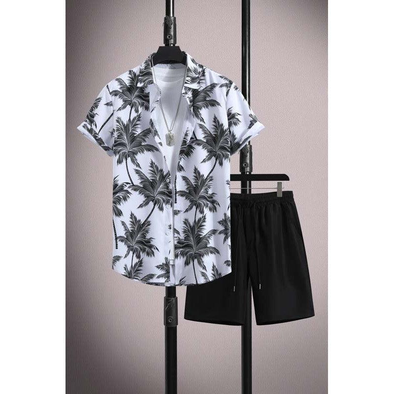Men’s Ice Silk Printed Shirt Shorts Set - MRC STOREsetMy StoreMen's Casual Ice Silk Printed Short - Sleeve Shirt & Shorts Set – Summer Sports Outfit - MRC STOREMRC STORECJTW229128105EVBlack Coconut Tree2XL
