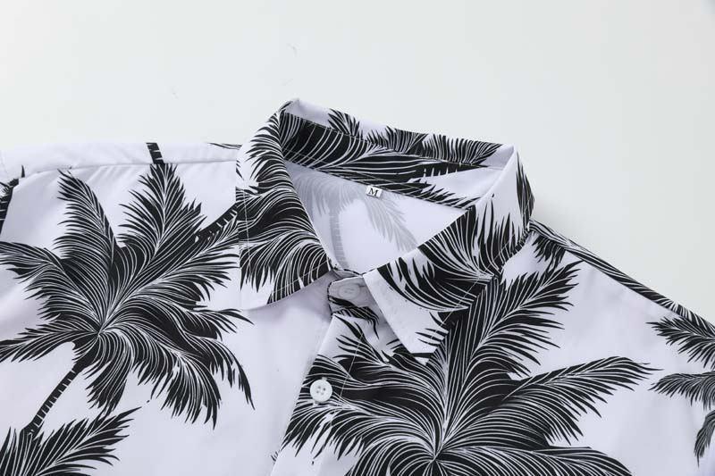 Men’s Ice Silk Printed Shirt Shorts Set - MRC STOREsetMy StoreMen's Casual Ice Silk Printed Short - Sleeve Shirt & Shorts Set – Summer Sports Outfit - MRC STOREMRC STORECJTW229128110JQBlue Leaves2XL