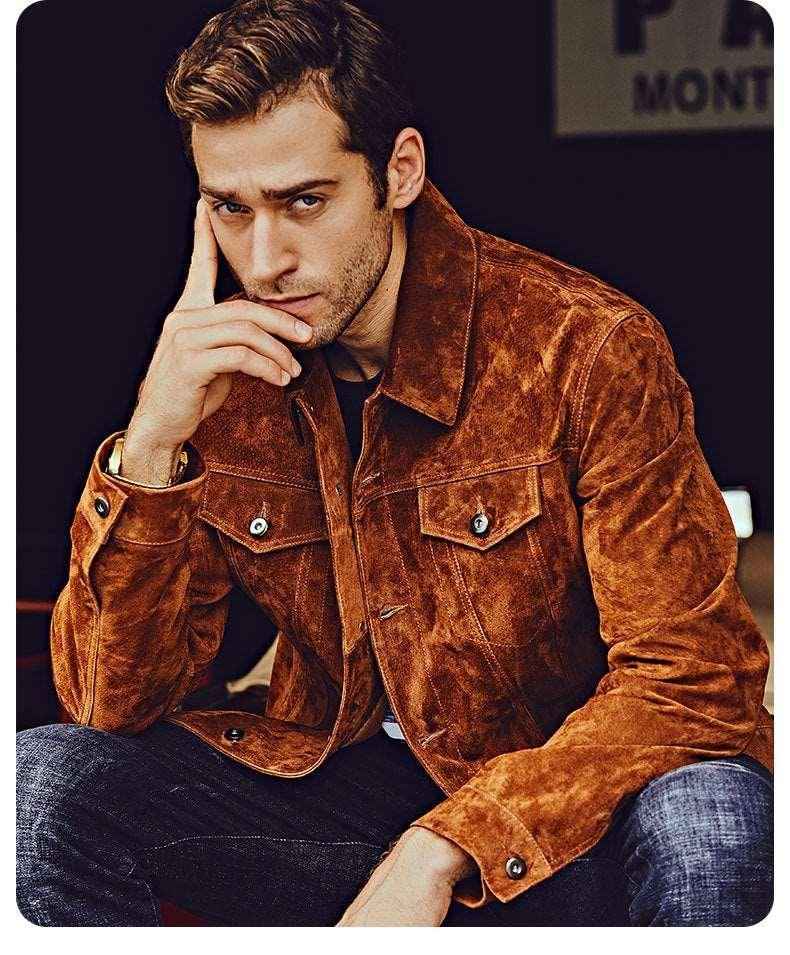 Men’s Leather Jacket - Pig Skin Brown - MRC STOREJacketsMy StoreMen’s Leather Jacket - Pig Skin BrownMRC STORECJPK177369006FUBrown2XL