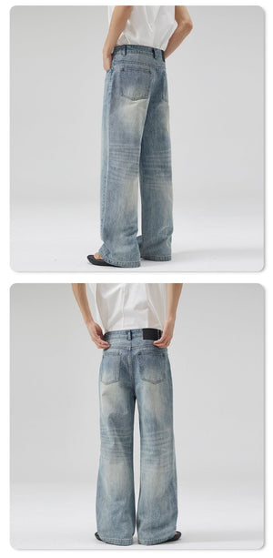 Men’s Light Blue Jeans - Washed Straight - Leg - MRC STOREjeansMy StoreMen’s Light Blue Jeans - Washed Straight - Leg My Store MRC STORECJXX236487805EVLight Blue2XL