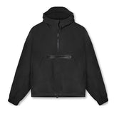 Men's Lightweight Hooded Windbreaker with Front Zipper Pocket - MRC STORE