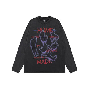 Men’s Long Sleeve T-Shirt - American Print - MRC STORELong SleeveMy StoreMen’s Long Sleeve T-Shirt - American Print My Store MRC STORECJYH234439607GTBlackL