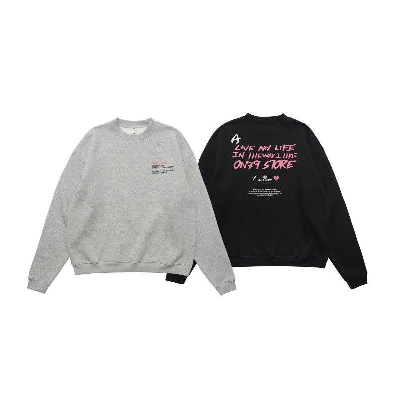 Men's Loose Fit High Street Letter Sweater – Trendy Pullover - MRC STORESweaters & HoodiesMy StoreMen's Loose Fit High Street Letter Sweater – Trendy Pullover - MRC STOREMRC STORECJWY215054906FUFlower GrayL