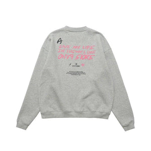 Men's Loose Fit High Street Letter Sweater – Trendy Pullover - MRC STORESweaters & HoodiesMy StoreMen's Loose Fit High Street Letter Sweater – Trendy Pullover - MRC STOREMRC STORECJWY215054906FUFlower GrayL