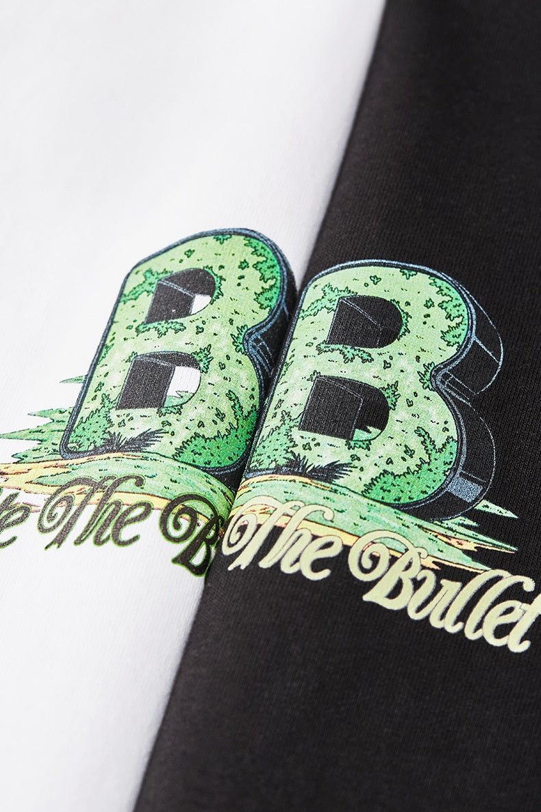 Men’s Printed T-Shirt - Letter B Loose - MRC STORET-ShirtsMy StoreMen’s Printed T-Shirt - Letter B Loose My Store MRC STORECJYH229964702BYWhiteL