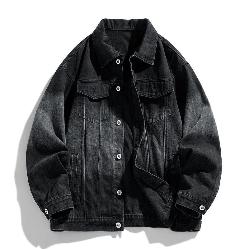 Men's Retro Loose Denim Jacket – Trendy Acetate Fiber Jacket for Casual Wear - MRC STOREJacketsMy StoreMen's Retro Loose Denim Jacket – Trendy Acetate Fiber Jacket for Casual Wear - MRC STOREMRC STORECJXZ228150705EVBlack2XL