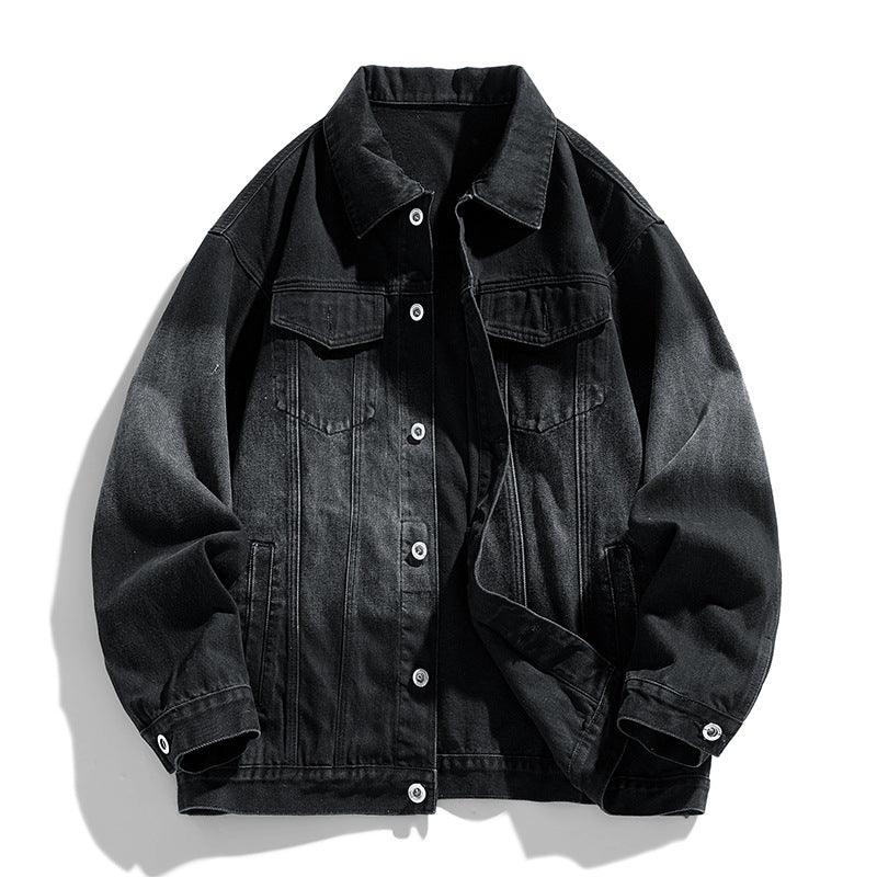 Men's Retro Loose Denim Jacket – Trendy Acetate Fiber Jacket for Casual Wear - MRC STOREJacketsMy StoreMen's Retro Loose Denim Jacket – Trendy Acetate Fiber Jacket for Casual Wear - MRC STOREMRC STORECJXZ228150705EVBlack2XL