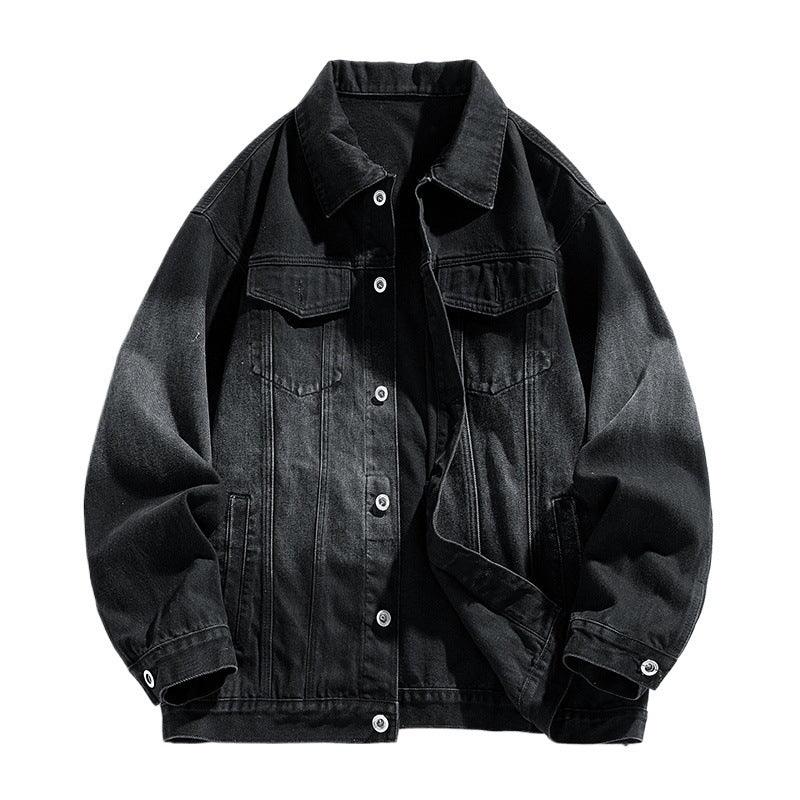 Men's Retro Loose Denim Jacket – Trendy Acetate Fiber Jacket for Casual Wear - MRC STOREJacketsMy StoreMen's Retro Loose Denim Jacket – Trendy Acetate Fiber Jacket for Casual Wear - MRC STOREMRC STORECJXZ228150705EVBlack2XL