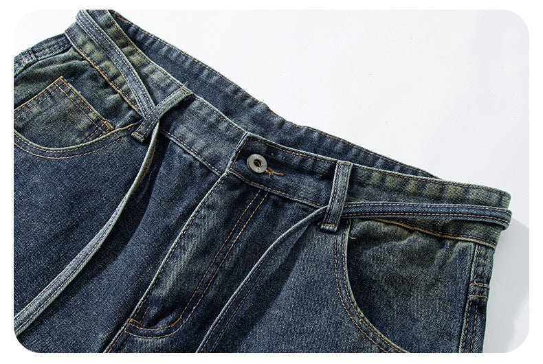 Men’s Ripped Jeans - American High Street Retro - MRC STOREjeansMy StoreMen’s Ripped Jeans - American High Street Retro My Store MRC STORECJYD240189405EV2XLRetro Blue