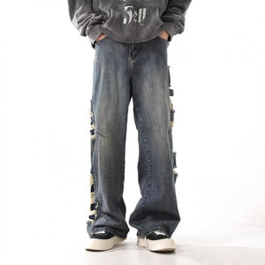 Men’s Ripped Jeans - Washed Loose Blue - MRC STOREjeansMy StoreMen’s Ripped Jeans - Washed Loose Blue My Store  24.99MRC STORECJXX235156805EVBlue2XL