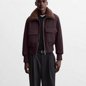 Men's Stand - Up Collar Cotton - Padded Coat – Dark Purple Winter Jacket - MRC STOREJacketsMy StoreMen's Stand - Up Collar Cotton - Padded Coat – Dark Purple Winter JacketMRC STORECJXZ227075603CXDark PurpleL