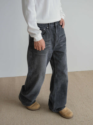 Men's Straight Retro Black Washed Jeans – Classic Cotton Trousers - MRC STOREjeansMy StoreMen's Straight Retro Black Washed Jeans – Classic Cotton TrousersMRC STORECJXX218563302BYBlack28