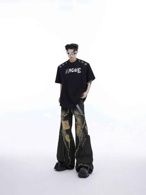 Metal Ring Design T-Shirt - MRC STORET-ShirtsMy StoreMetal Ring Design T-ShirtMRC STORECJYH200426805EVBlackL