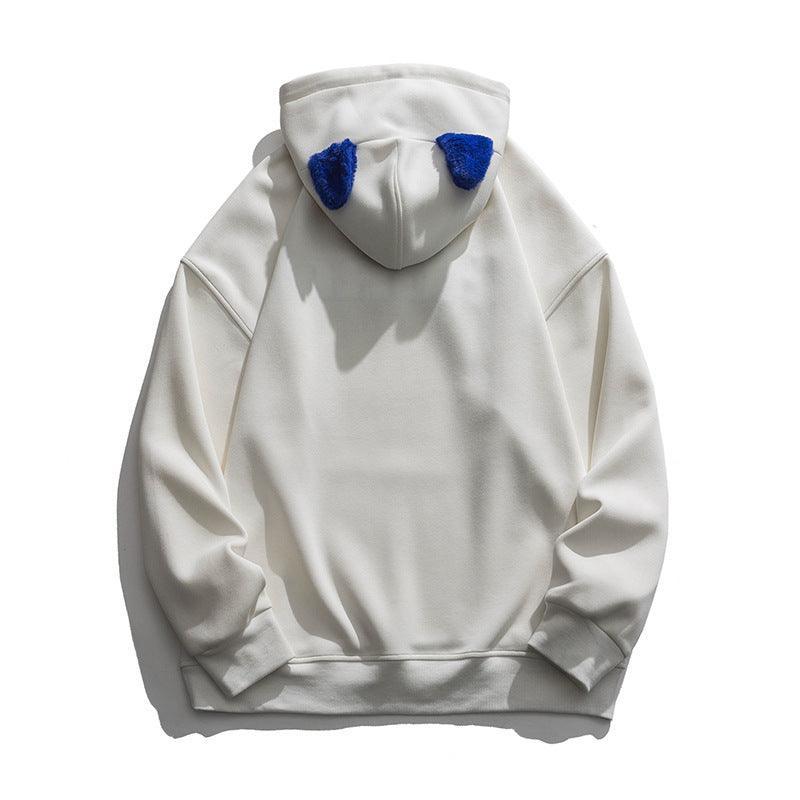 Monogram Embroidery Round Neck Hoodie - MRC STORETopMy StoreMonogram Embroidery Round Neck Hoodie - MRC STOREMRC STORECJWY172061221UFBlue2XL