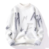 Needle Winter Fuzzy Graphic Sweater - MRC STORE