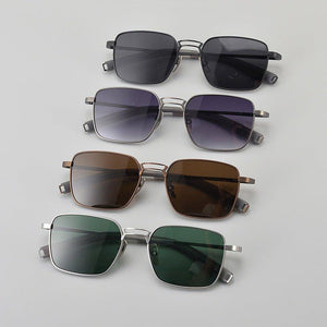 New Pure Titanium Pilot Style Sunglasses for Men and Women - MRC STORE