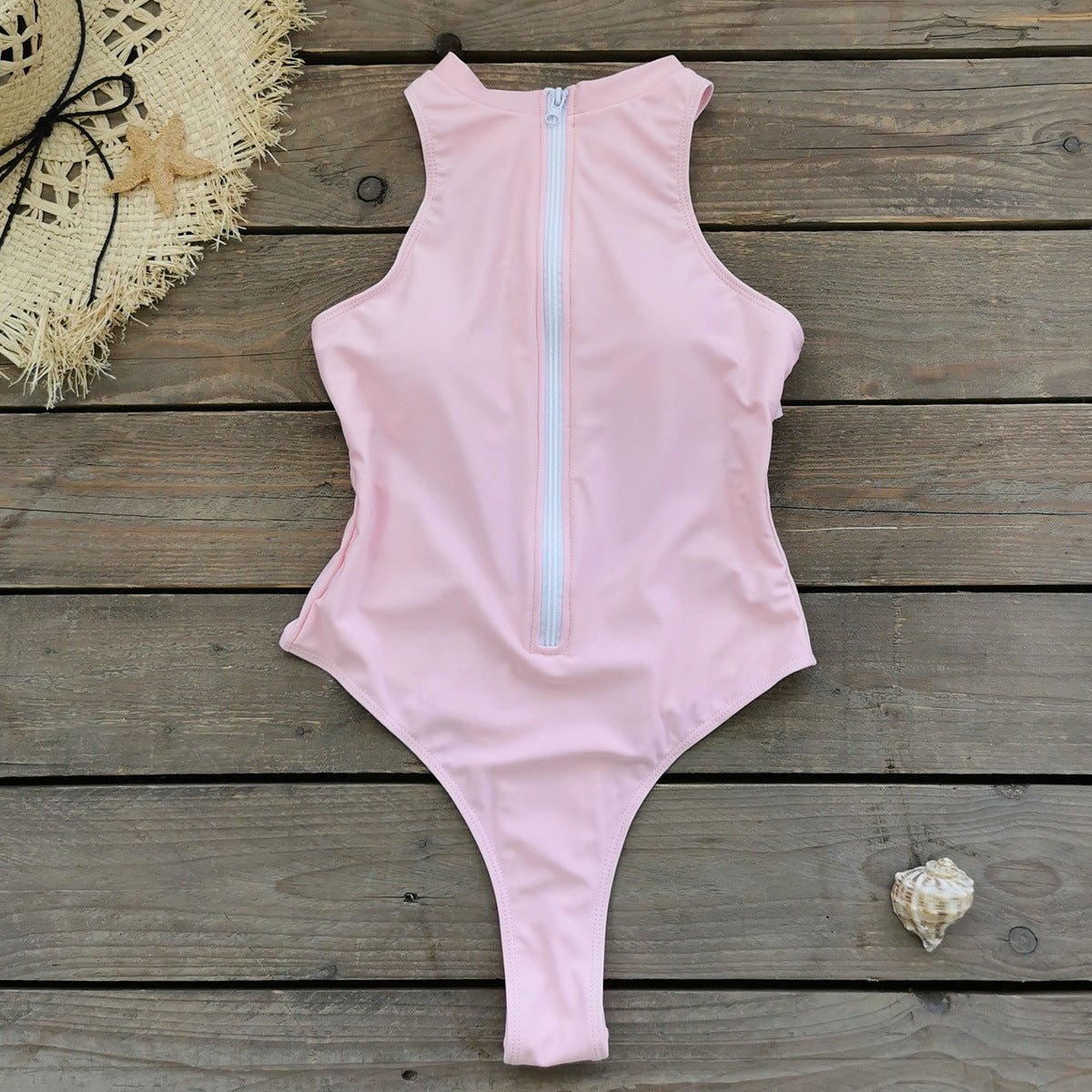 One - Piece Swimsuit - Tight Zipper Fit - MRC STOREbikini setMy StoreWomen’s One - Piece Swimsuit - Tight Zipper Fit My Store MRC STORECJNT240955711KPWhiteM