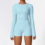 Outdoor Running Sports Set - MRC STORETopMy StoreOutdoor Running Sports Set - MRC STOREMRC STORECJTZ211428617QJLong sleeved shorts sky blueL