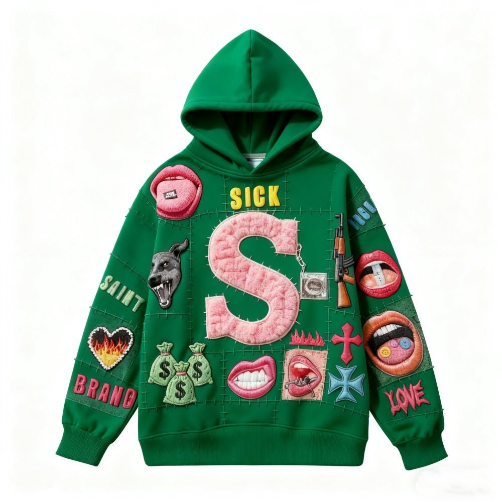Oversized Saint Brand Graphic Hoodie - MRC STOREHoodieMRC STOREOversized Saint Brand Graphic Hoodie MRC STORE  100.99MRC STORECJWY259368305EVGreen2XL