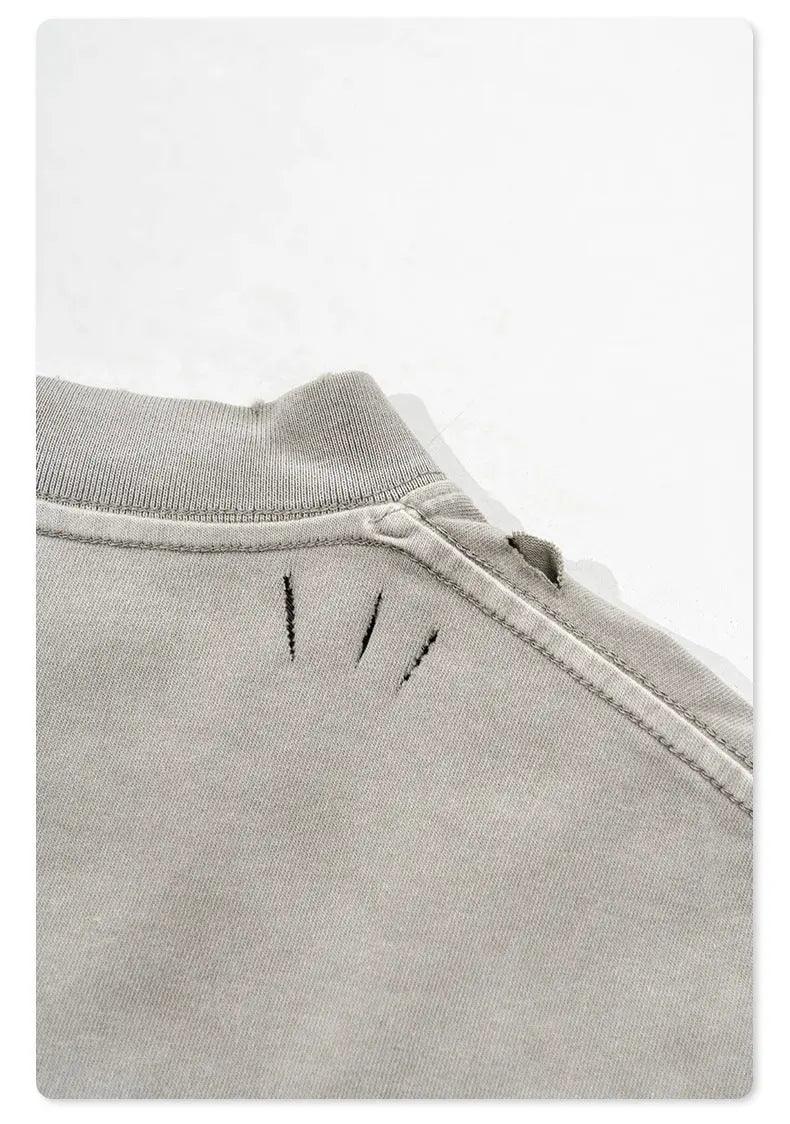 Oversized Washed Letter T-Shirt - MRC STORETopMy StoreOversized Washed Letter T-Shirt - MRC STOREMRC STORECJYH211697608HSLight GrayL